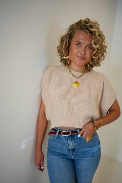 Tobi Top Beige - Afbeelding 5