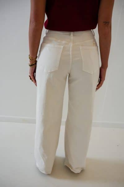 Steffi Wide Leg Offwhite 3065 - Afbeelding 2