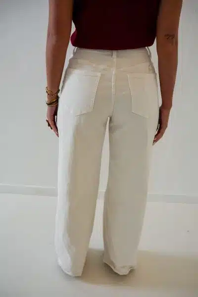 Steffi Wide Leg Offwhite 3065 - Afbeelding 2