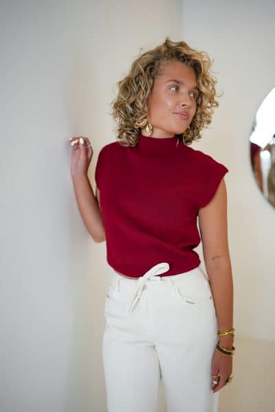 Ivy Top Bordeaux - Afbeelding 7