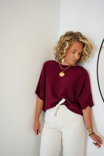 Ginger Sweater Bordeaux - Afbeelding 6