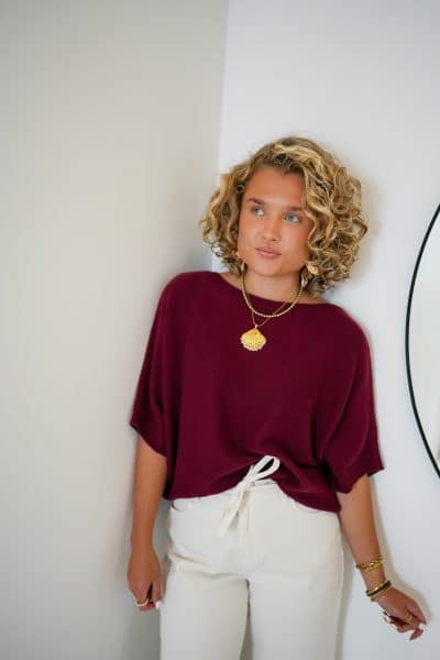 Ginger Sweater Bordeaux - Afbeelding 2