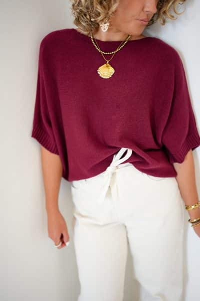 Ginger Sweater Bordeaux - Afbeelding 3