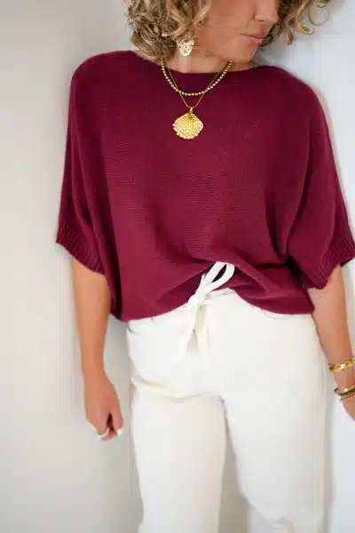 Ginger Sweater Bordeaux - Afbeelding 3