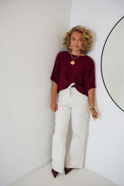 Ginger Sweater Bordeaux - Afbeelding 4