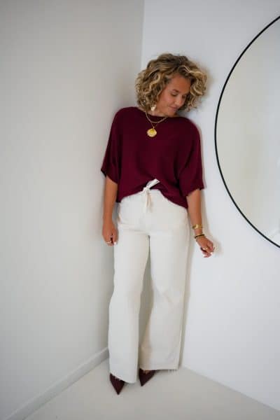 Ginger Sweater Bordeaux - Afbeelding 5