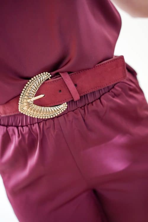 Foxy Belt Bordeaux