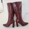Samiya High Boots Bordeaux