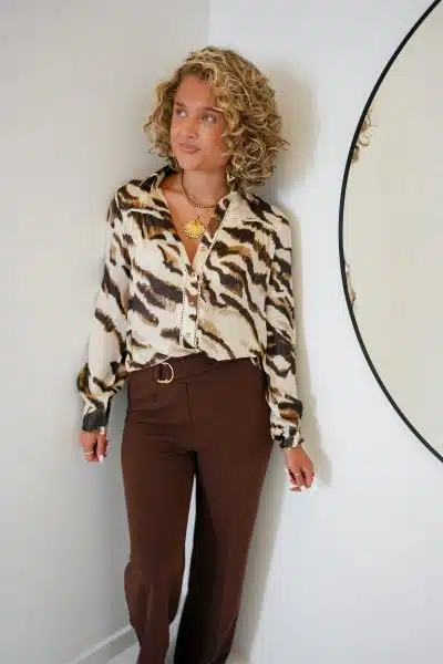 Yara Blouse Fall Print - Afbeelding 4