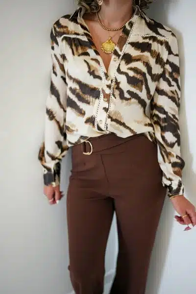 Yara Blouse Fall Print - Afbeelding 6