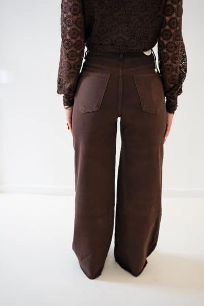 Linde Wide Leg Choco 9092 - Afbeelding 2