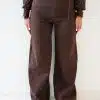 Linde Wide Leg Choco 9092