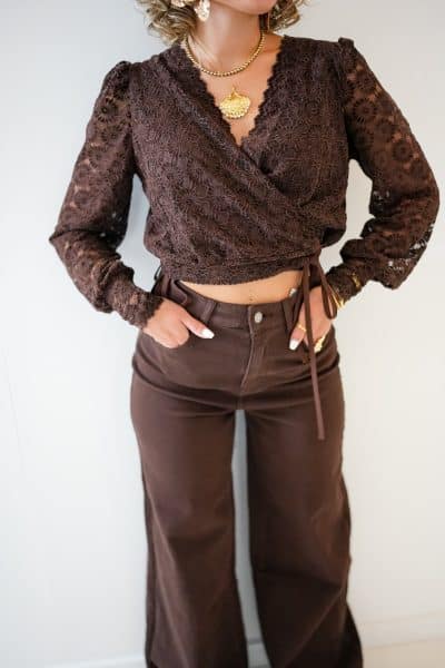 Noella Wraptop Choco - Afbeelding 5