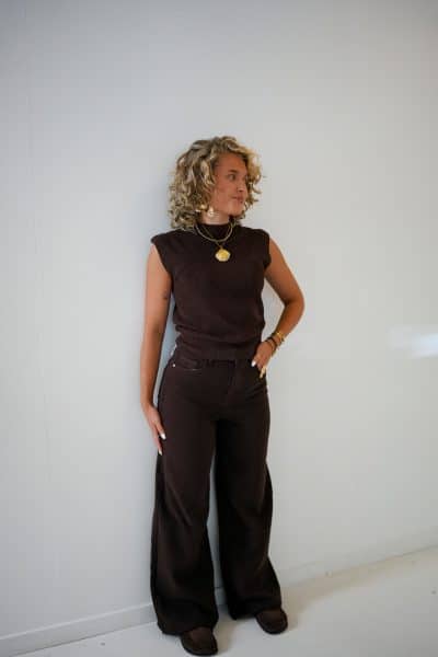 Ivy Lurex Top Choco - Afbeelding 6
