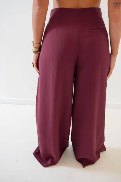 Bowie Pants Bordeaux - Afbeelding 3