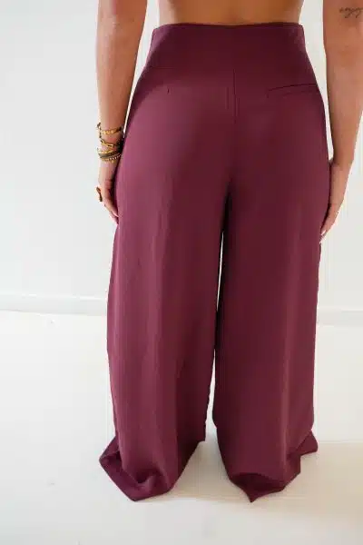 Bowie Pants Bordeaux - Afbeelding 3
