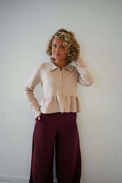 Zoey Top Beige - Afbeelding 2
