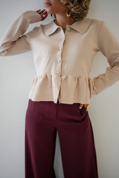 Zoey Top Beige - Afbeelding 4