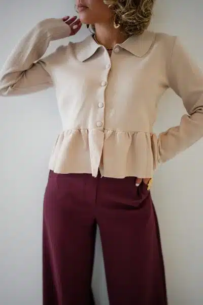 Bowie Pants Bordeaux - Afbeelding 4