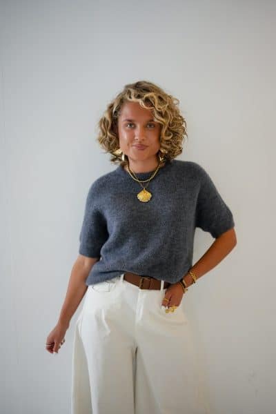 Gaelle Sweater Grey - Afbeelding 4