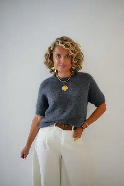 Gaelle Sweater Grey - Afbeelding 4
