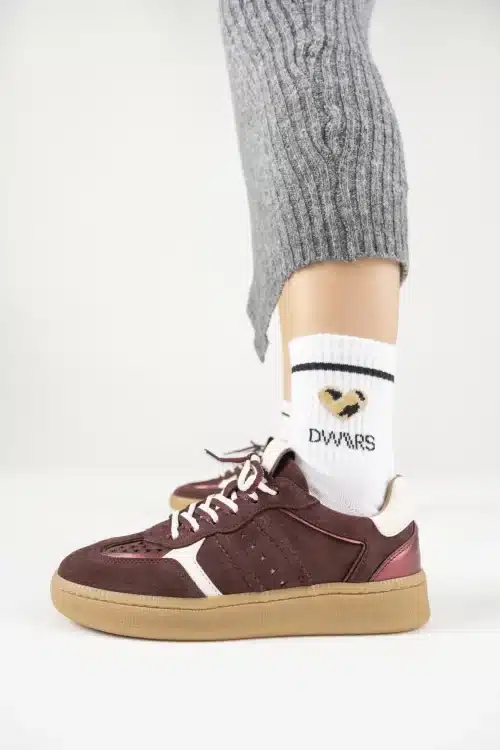 Dwrs Mirabel Bordeaux Offwhite Sneaker