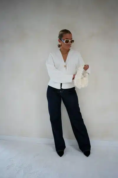 Guusje Cardigan White - Afbeelding 3