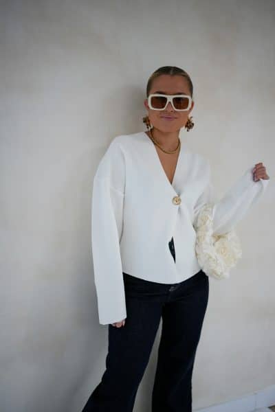 Guusje Cardigan White - Afbeelding 4