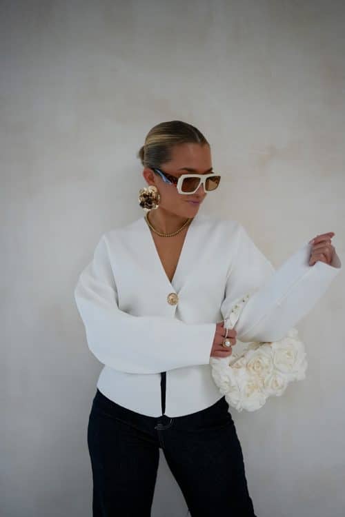 Guusje Cardigan White