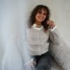 Flower Pearl Cardigan Taupe *