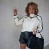 Cleo Sweater Creme Black .