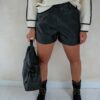 Rian Leather Short 89812