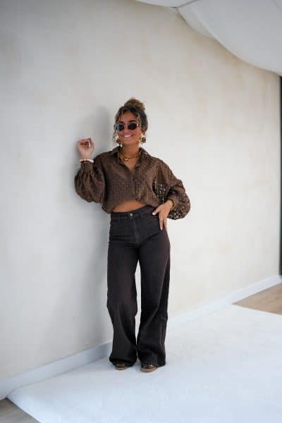 Maeve Blouse Brown - Afbeelding 3