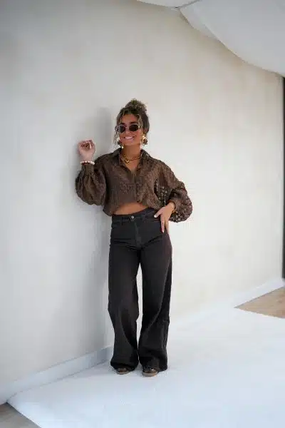 Maeve Blouse Brown - Afbeelding 3