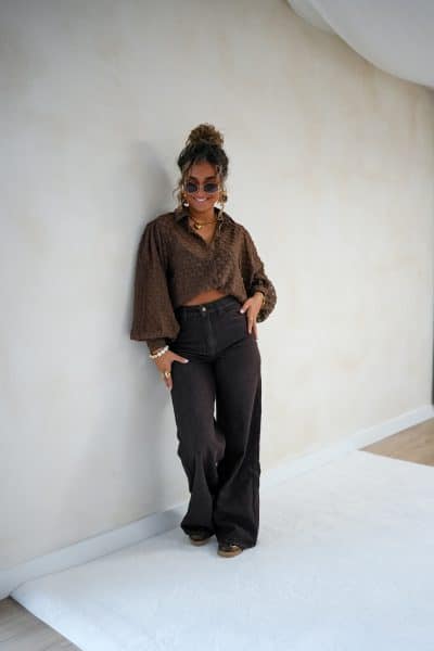 Maeve Blouse Brown - Afbeelding 7