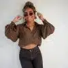 Maeve Blouse Brown
