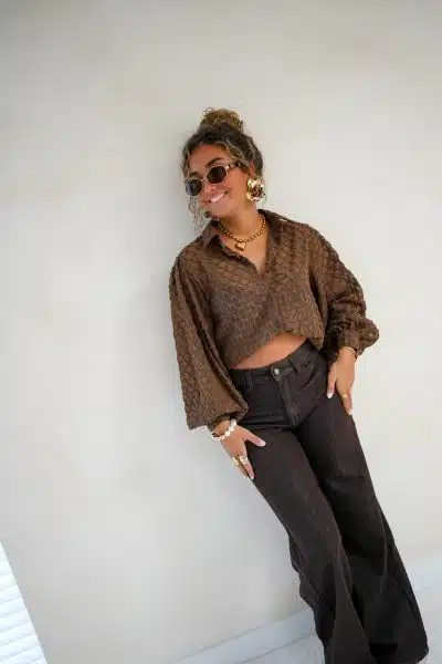 Maeve Blouse Brown - Afbeelding 6