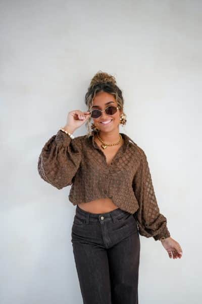 Maeve Blouse Brown - Afbeelding 2
