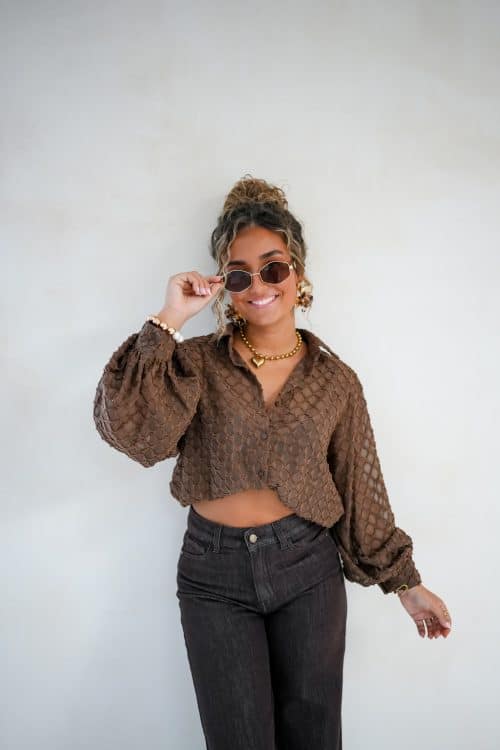 Alternative view of Maeve Blouse Brown