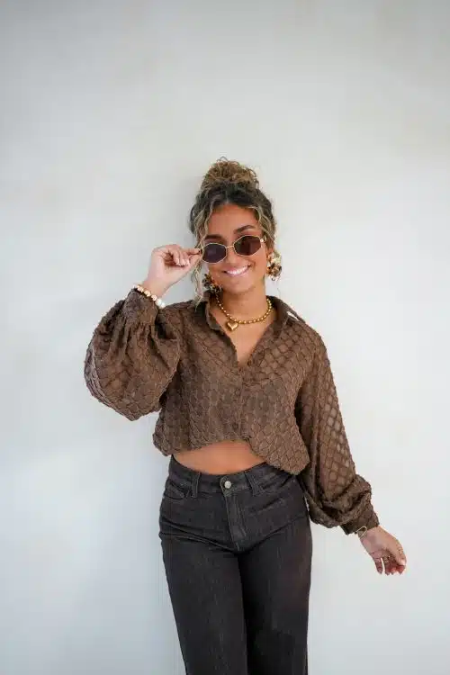Alternative view of Maeve Blouse Brown