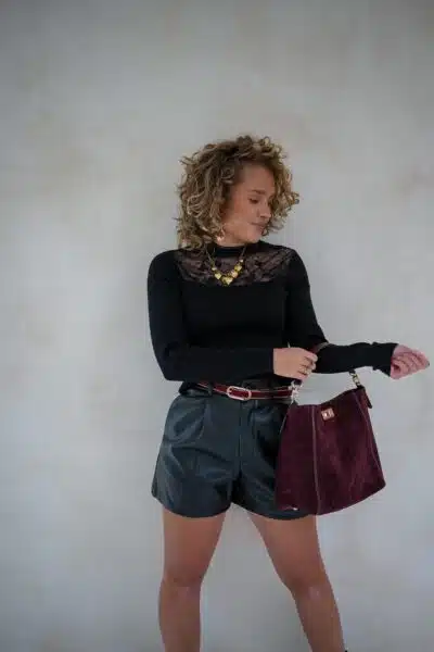 Rian Leather Short 89812 - Afbeelding 3