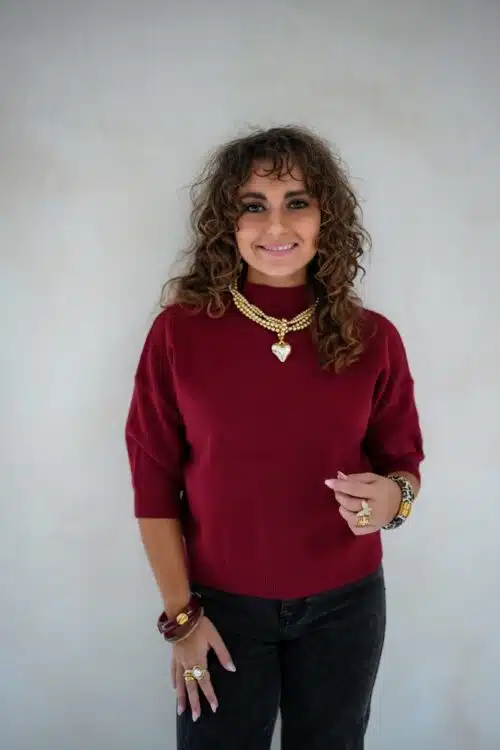 Evi Sweater Bordeaux -