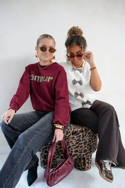 Anouk Amour Sweater Bordeaux - Afbeelding 4