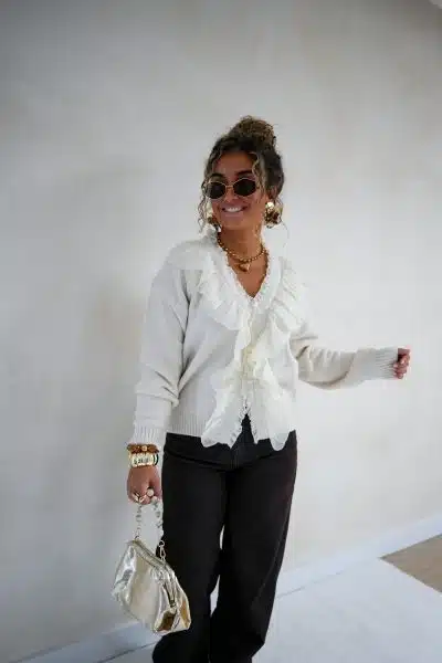 Fatima Sweater Beige - Afbeelding 4