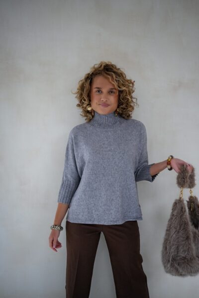 Josh Sweater Grey . - Afbeelding 3