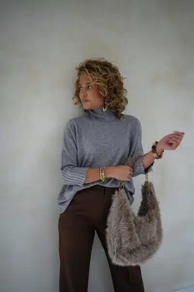 Josh Sweater Grey . - Afbeelding 4
