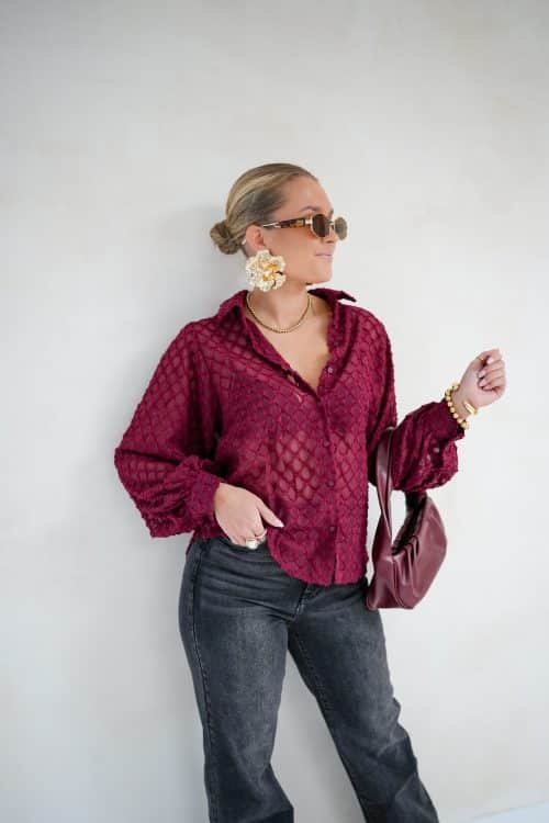 Maeve Blouse Bordeaux