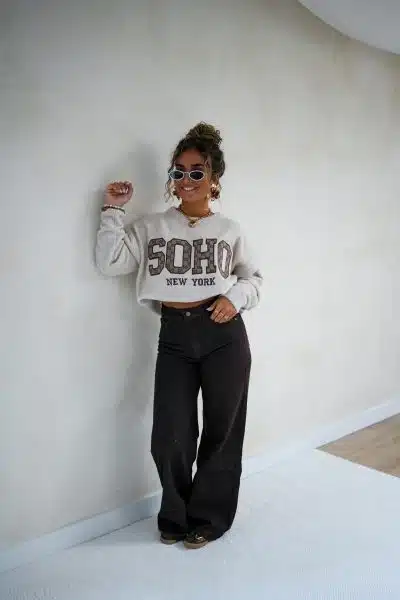 Solange Sweater Soho Taupe - Afbeelding 4
