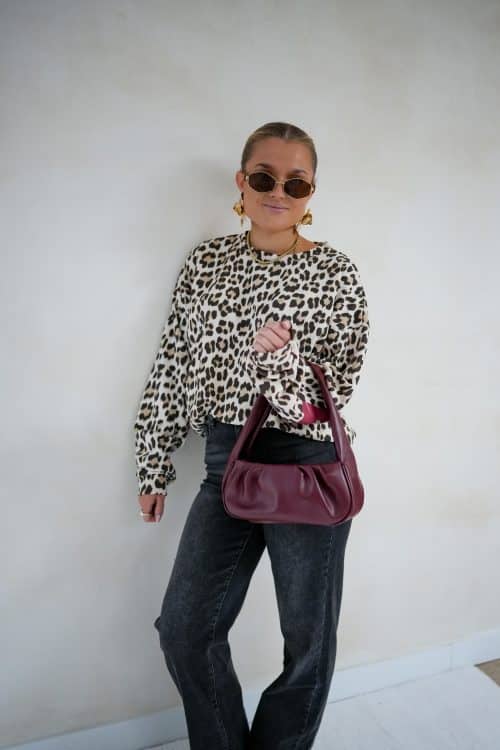 Alternative view of Lala Leopard Sweater