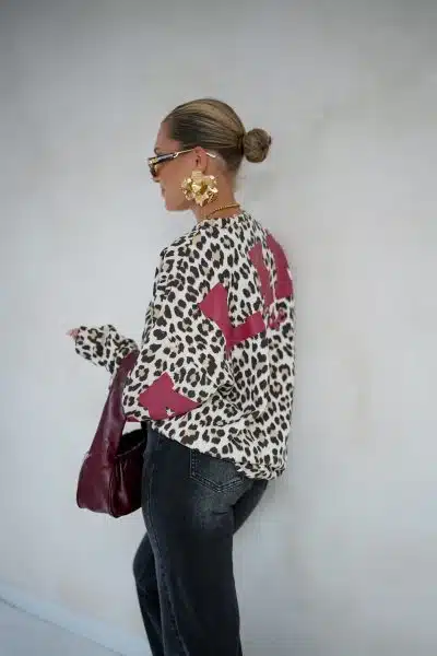 Lala Leopard Sweater